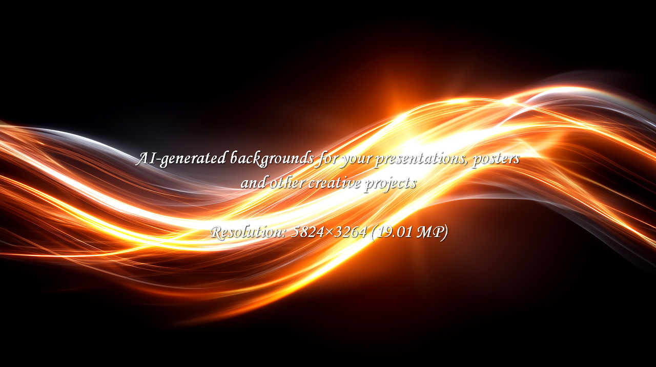 Experience the electrifying flow of golden energy waves, a dynamic abstract background perfect for tech, innovation, or future concepts. Its vibrant light streaks create a powerful, modern visual.