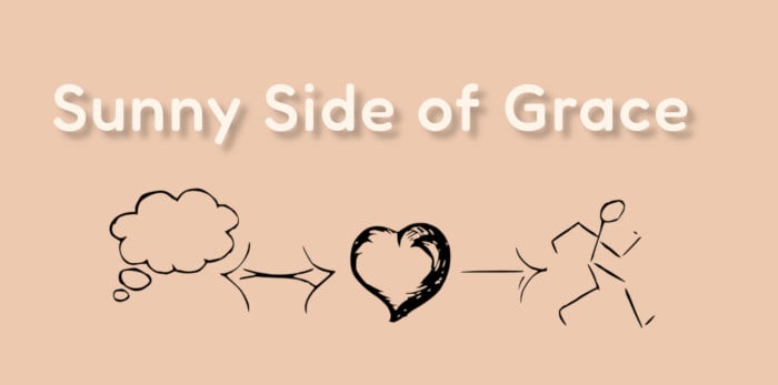 blog logo in desert sand background