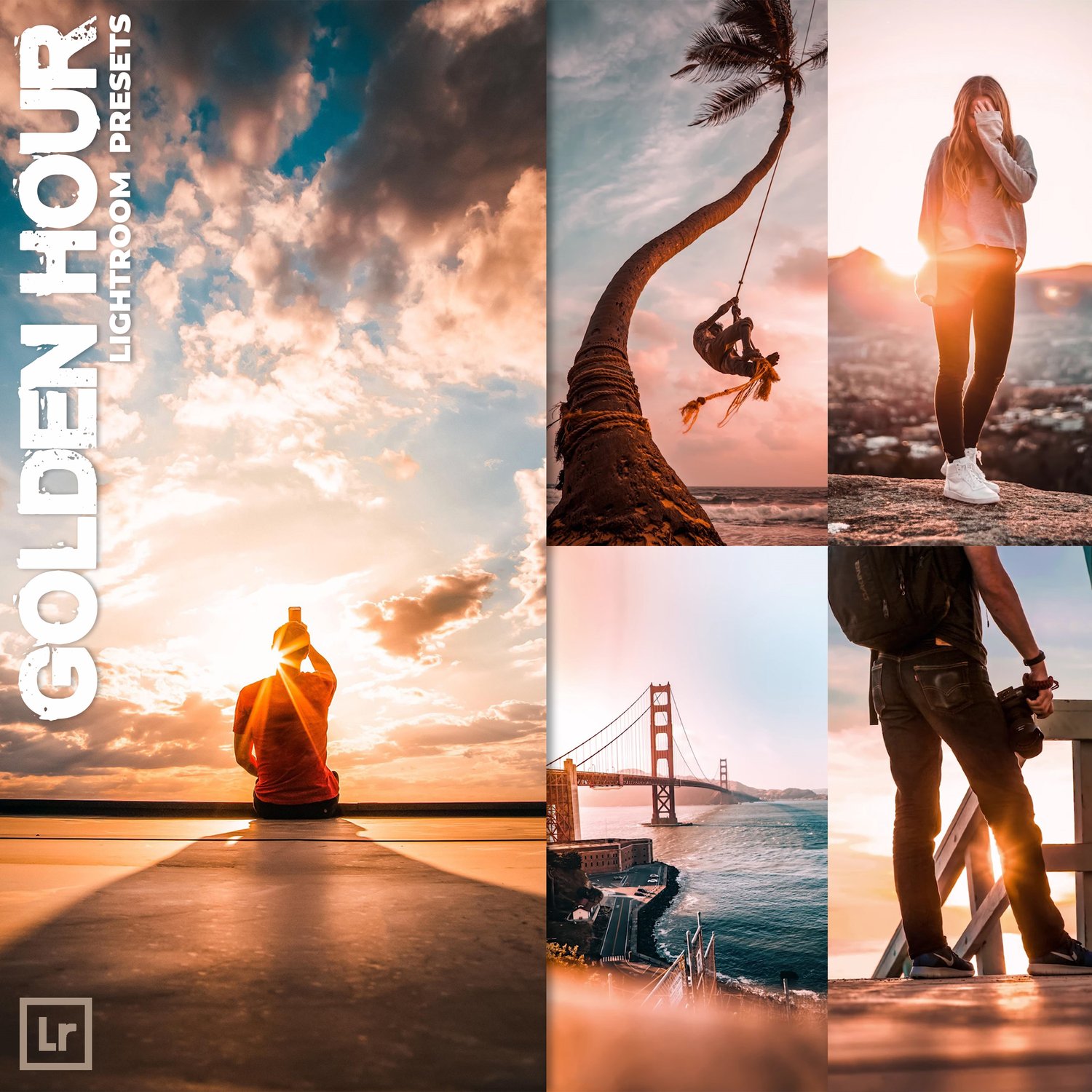 Golden Hour presets, Lightroom presets, Orange presets, Sunset presets, Preset Lightroom, Instagram presets, Photoshop presets, Cinematic