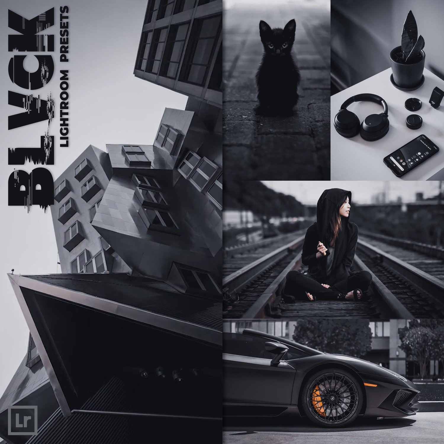 BLVCK presets, Lightroom presets, Black preset, Dark presets, Moody preset, Blvck paris, Preset Lightroom, Instagram presets, Film presets