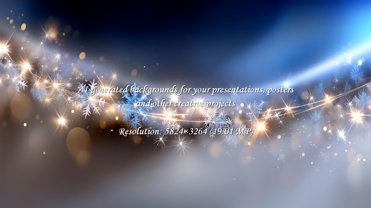 Experience the enchanting allure of winter with this mesmerizing display of delicate snowflakes and radiant golden lights, evoking warmth and joy for festive occasions.