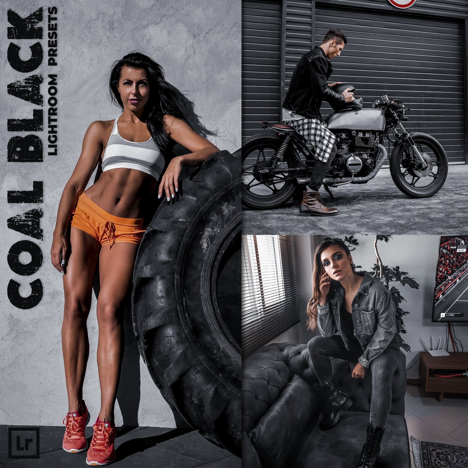 Coal Black preset, Lightroom presets, Moody black preset, Black preset, Dark presets, Preset Lightroom, Moody preset, Cinematic presets