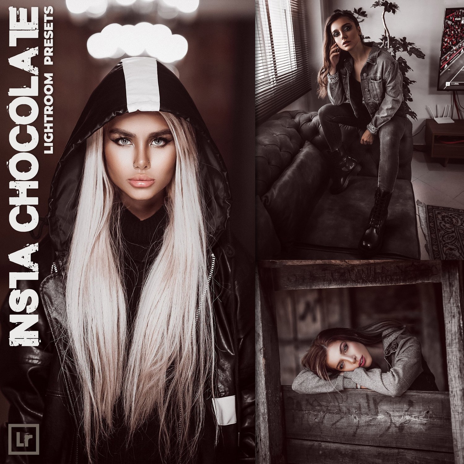 Insta Chocolate presets, Lightroom presets, Brown presets, Instagram presets, Preset lightroom, Dark presets, Moody preset, Film presets