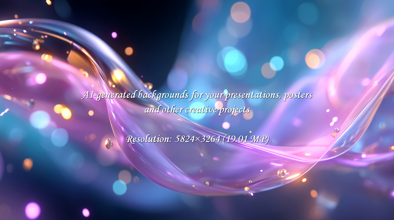 Capture a sense of modern elegance with this abstract flowing ribbon. The bokeh lights create a dreamy, luxurious atmosphere, ideal for beauty branding, sophisticated design, or a vibrant background.