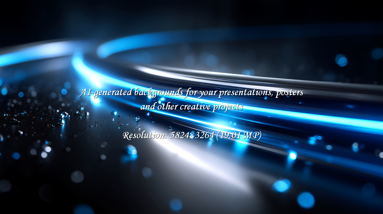 Capture attention with this sleek design featuring vibrant blue light trails. Perfect for modern tech concepts, dynamic energy solutions, and forward-thinking design projects. Add a futuristic touch!