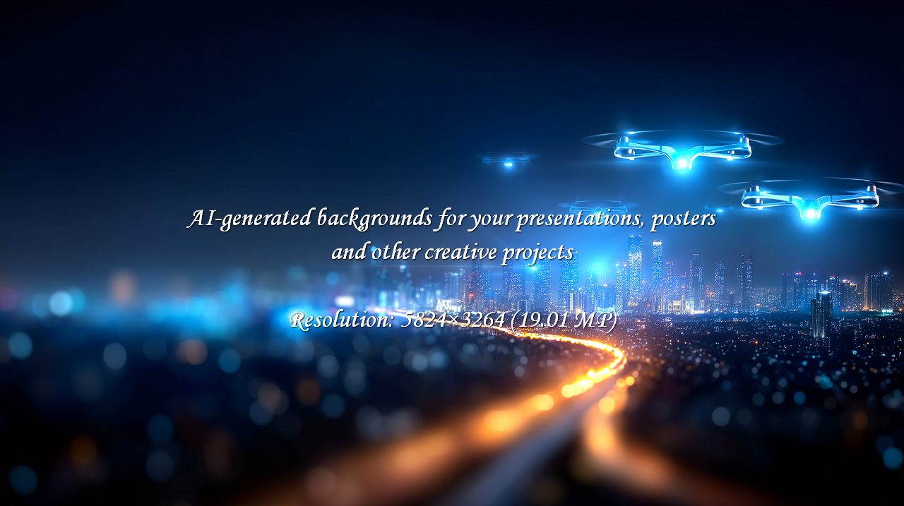 Experience the cutting edge of urban innovation as advanced drones navigate a dazzling night cityscape. This scene evokes progress, smart technology, and futuristic possibilities for surveillance and delivery.