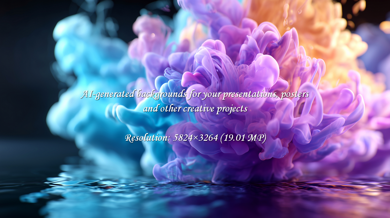 Experience the captivating dance of colors as vibrant purple and blue ink clouds swirl and bloom in water. This mesmerizing abstract art evokes creativity and tranquility, perfect for dynamic backgrounds and visual storytelling.