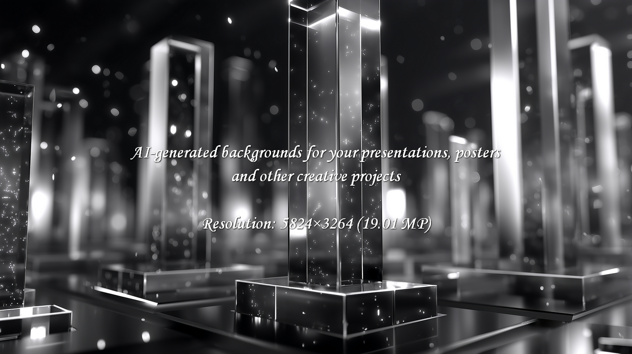 Experience the allure of modern luxury with these striking glass towers, radiating internal light. Perfect for conveying innovation, success, and a sophisticated, futuristic vision.