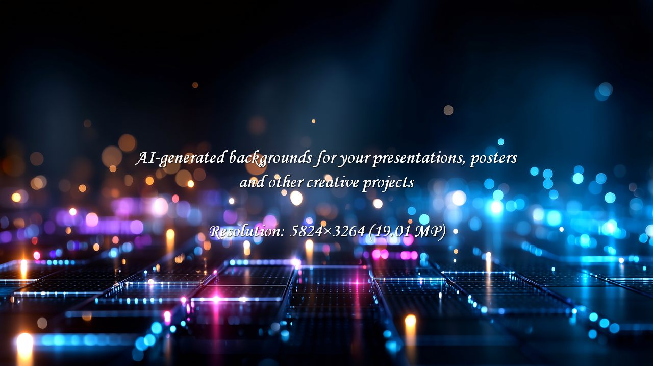 Immerse yourself in a dazzling digital realm where glowing bokeh lights dance across a futuristic network grid. This vibrant, abstract scene evokes innovation, data flow, and cutting-edge technology, perfect for modern branding and futuristic concepts.