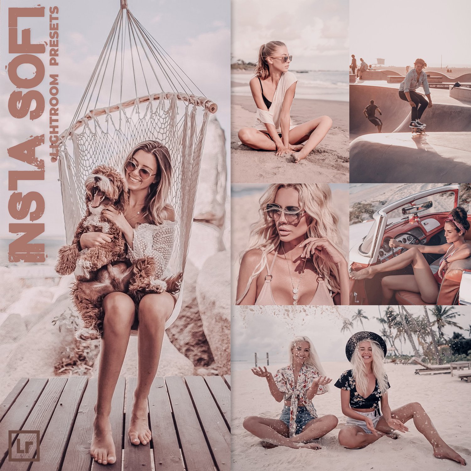 Insta Soft preset, Lightroom presets, Instagram presets, light and airy presets, Preset Lightroom, Beach presets, Wedding presets, vsco