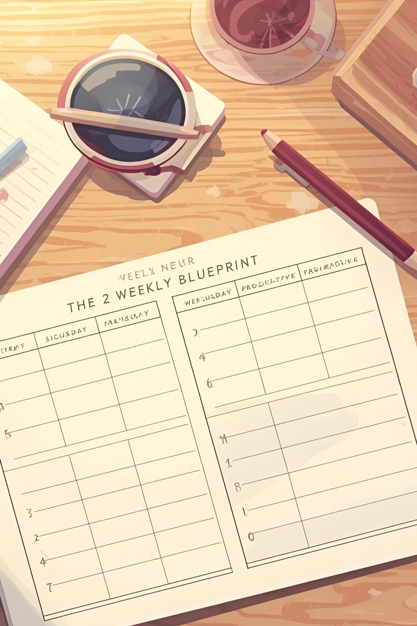 Guide to plan the week on sunday Blog image