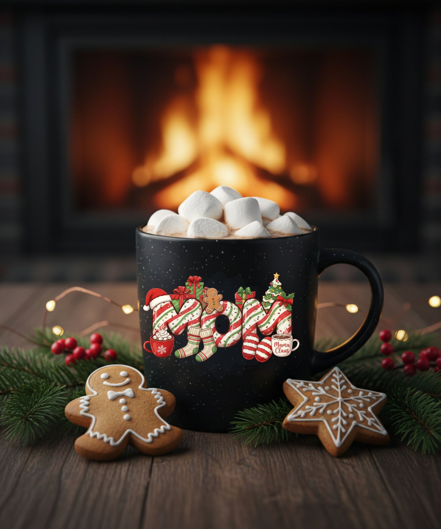 MOM Christmas PNG, Christmas mom design, holiday mom clipart, candy cane letters, Christmas sublimation, Santa hat PNG, mom Christmas shirt, festive mom graphic, holiday coffee mug design, Christmas gift for mom, cozy holiday PNG, Xmas candy cane art, Chr