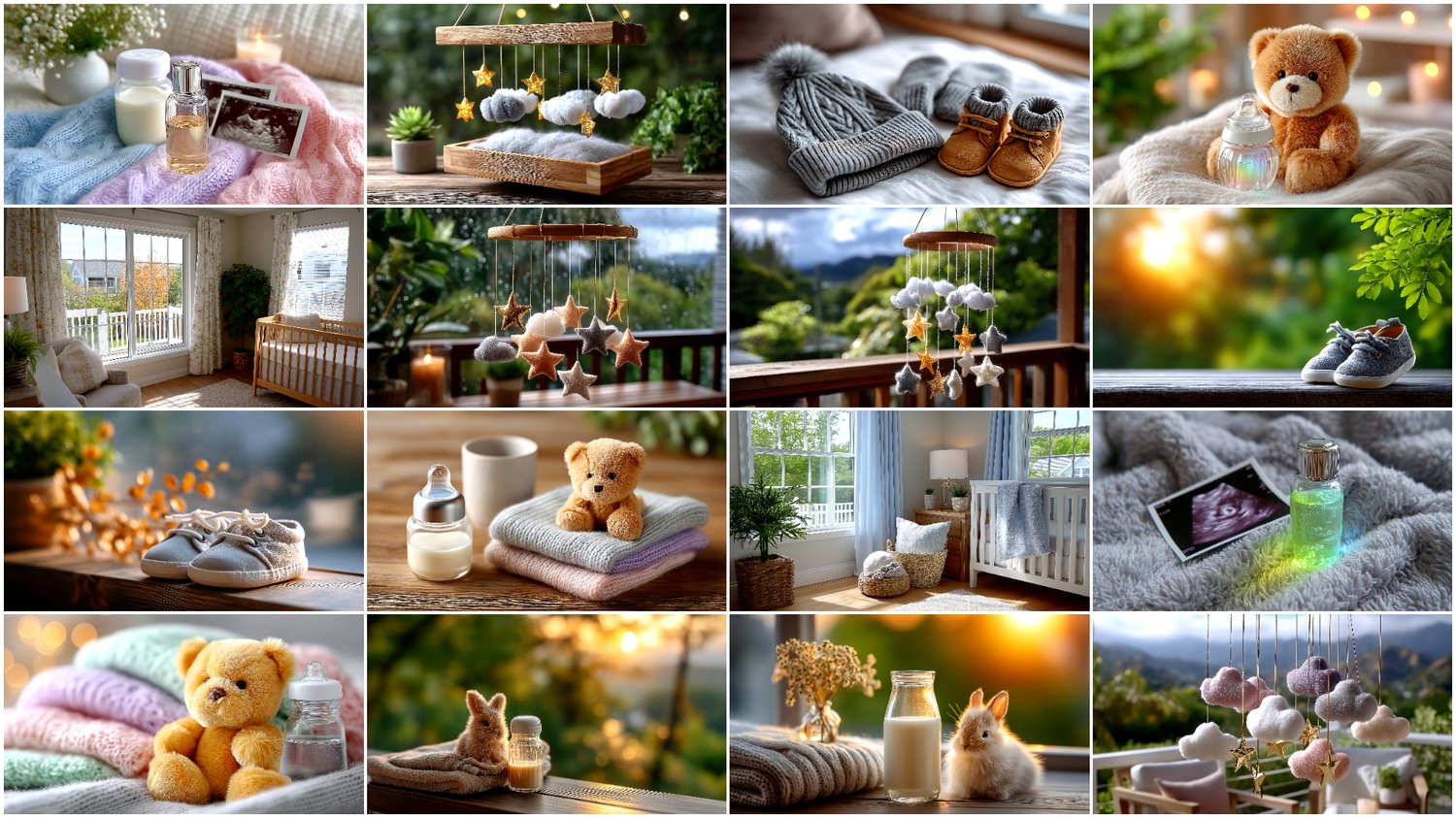 A heartwarming 3-pack series celebrating the miracle of a baby’s arrival. This collection captures tender and emotional moments — from pregnancy and anticipation to the first days of a newborn’s life. The photos feature baby shoes and hats, ultrasound ima