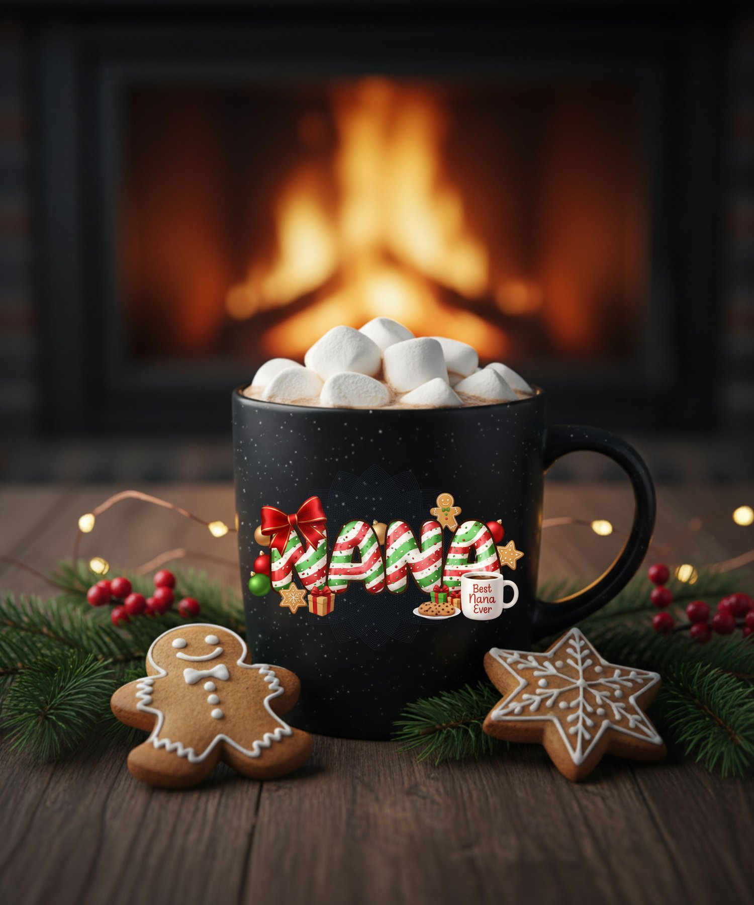 nana christmas png, christmas nana design, christmas grandma png, festive nana sublimation, candy cane letters png, nana christmas gift, cozy holiday design, christmas mug png, holiday grandma shirt, gingerbread png, christmas tree clipart