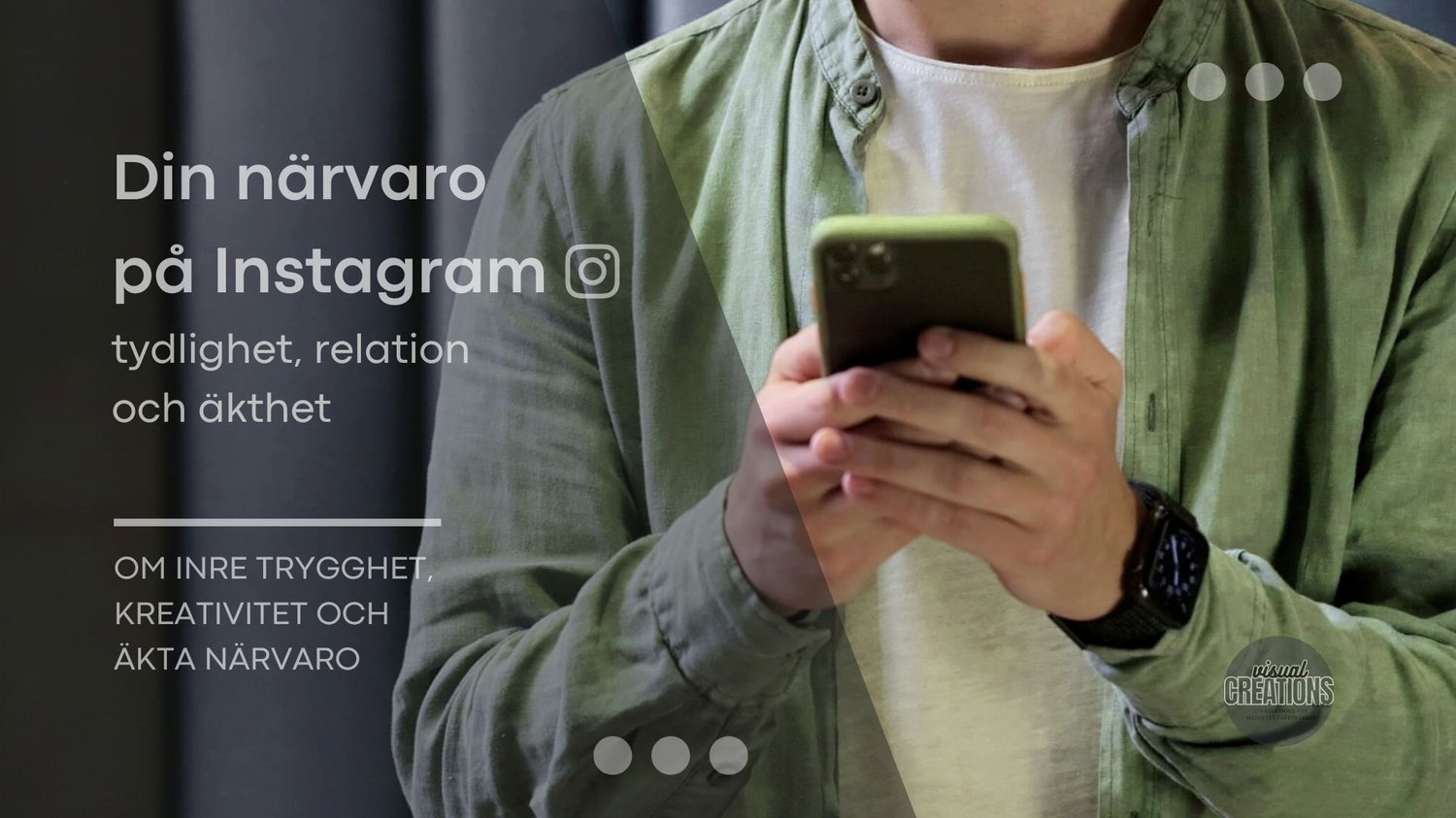 Instagram guide 2: Inte längre bara en bildplattform. Hand som scrollar på Instagram.