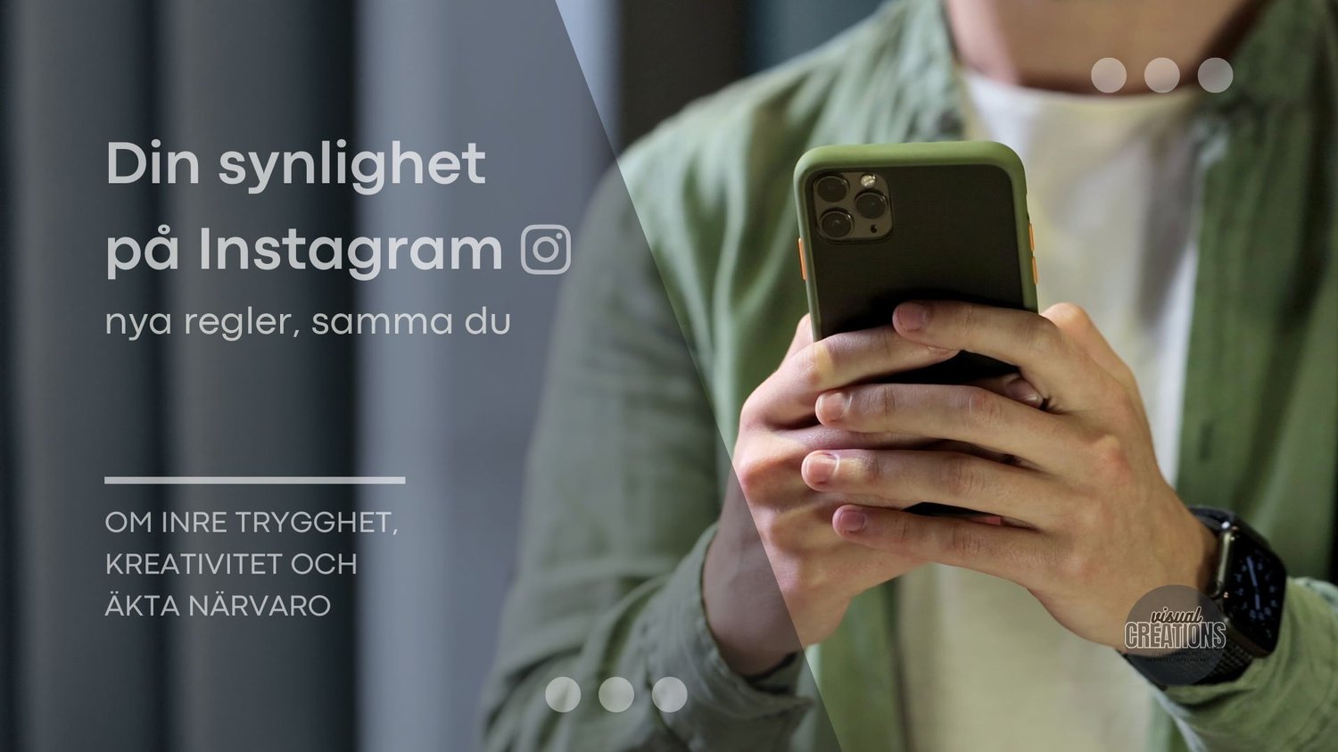 Instagram guide 1: så var där det och varför det inte längre fungerar. Hand som scrollar på Instagram.