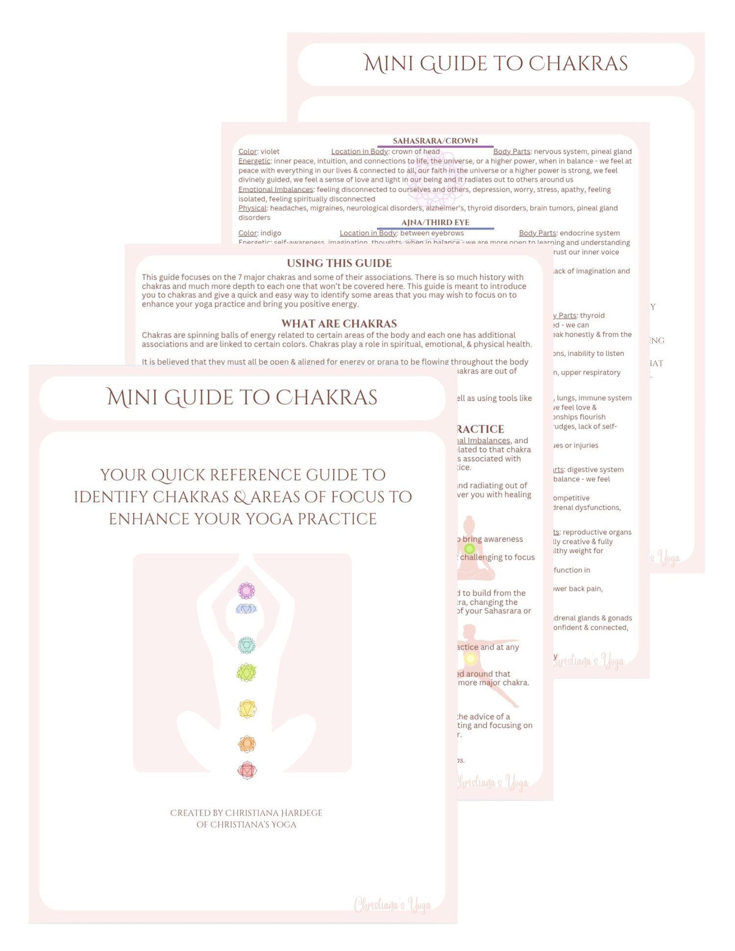 Short guide to introduce chakras