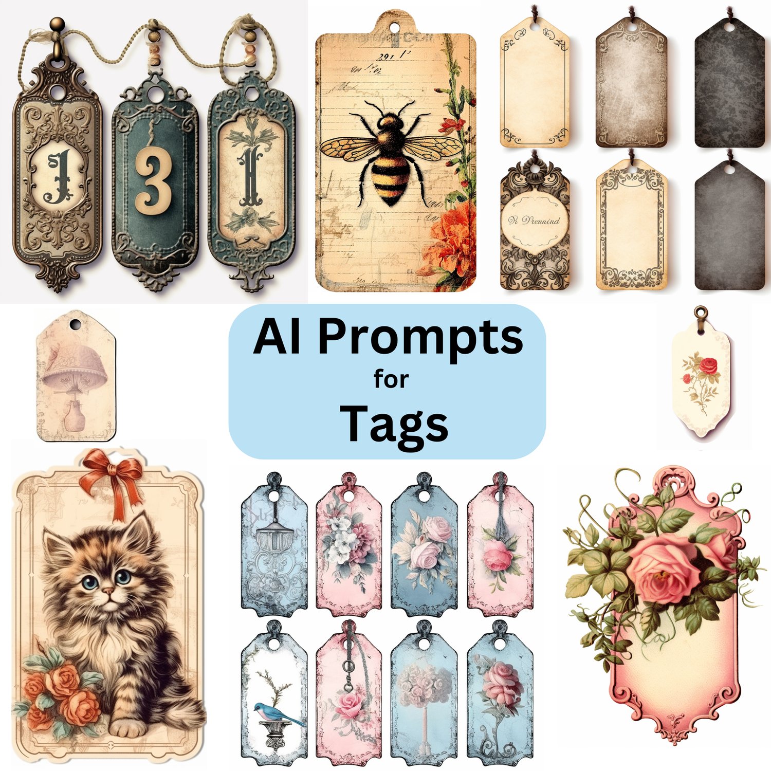 Midjourney prompts for Tags