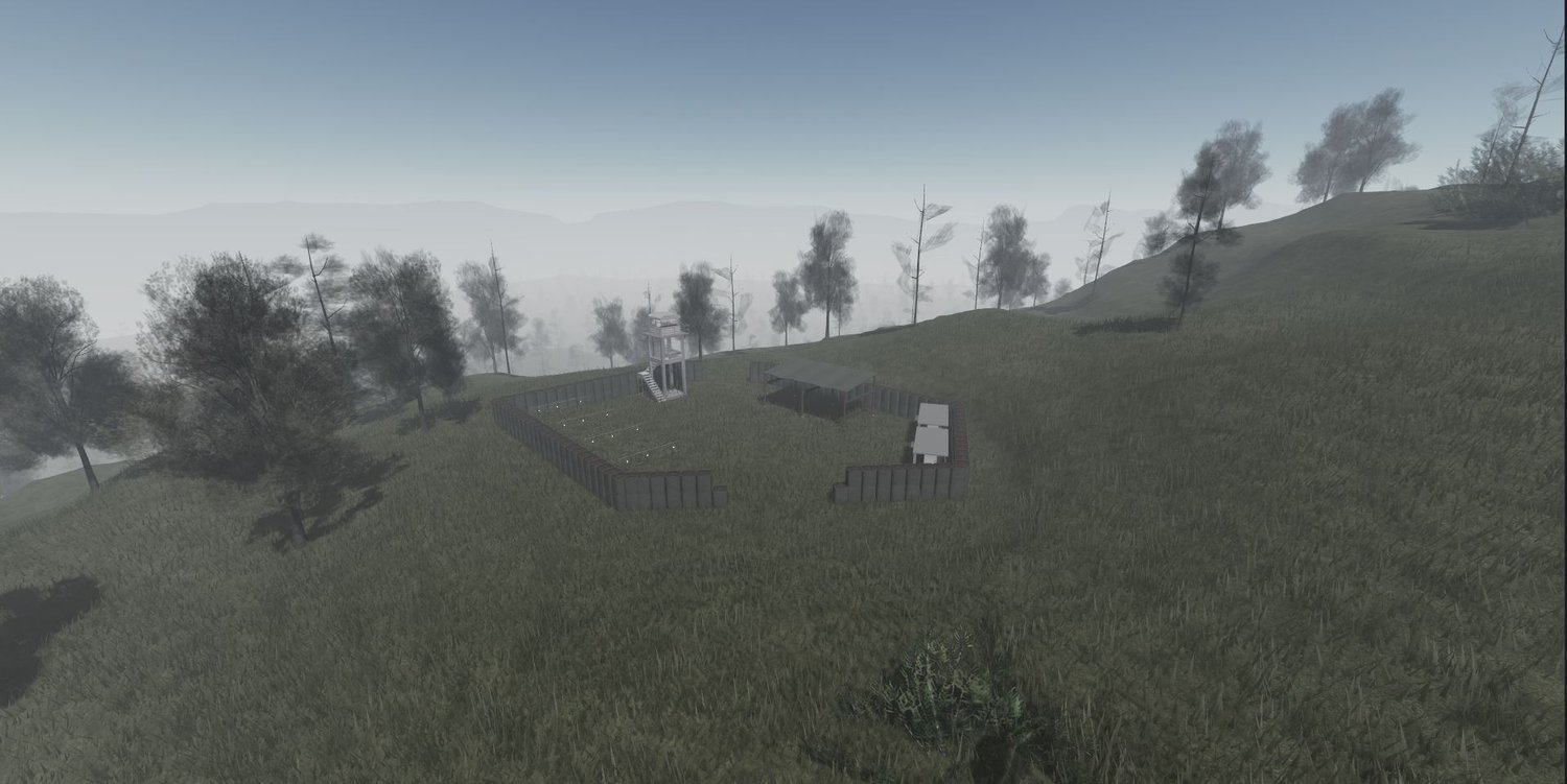 Roblox military environment featuring destroyed urban areas