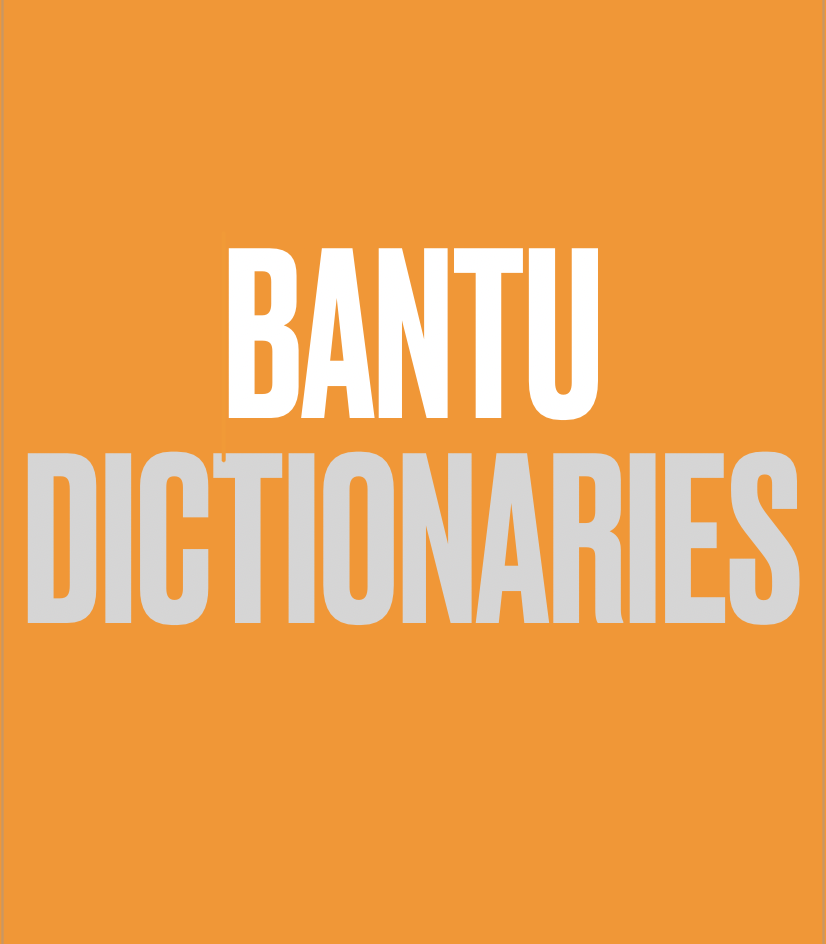 Bantu language dictionaries