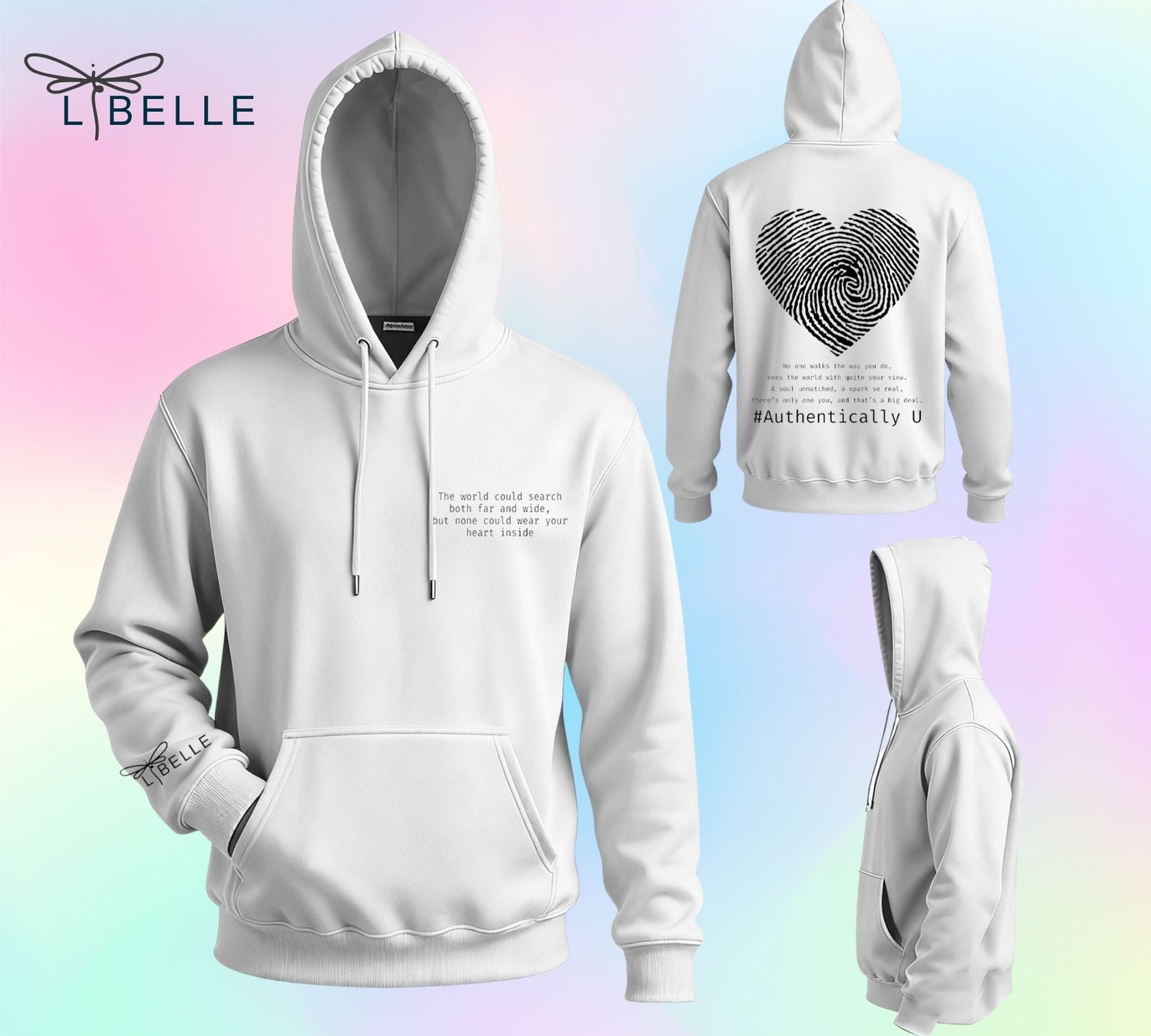 AuthenticallyU - Celebrate Your Unique Self Hoodie - Payhip