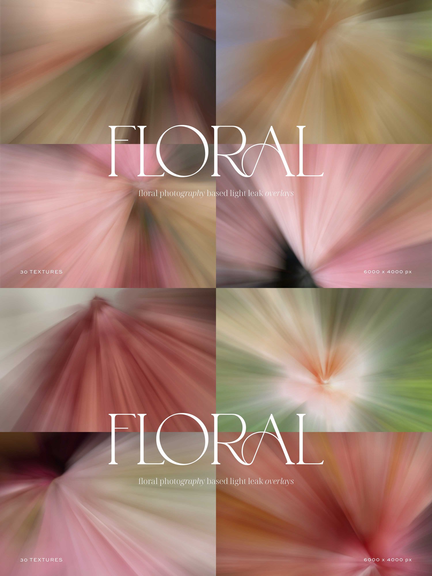 blurred floral light leak images