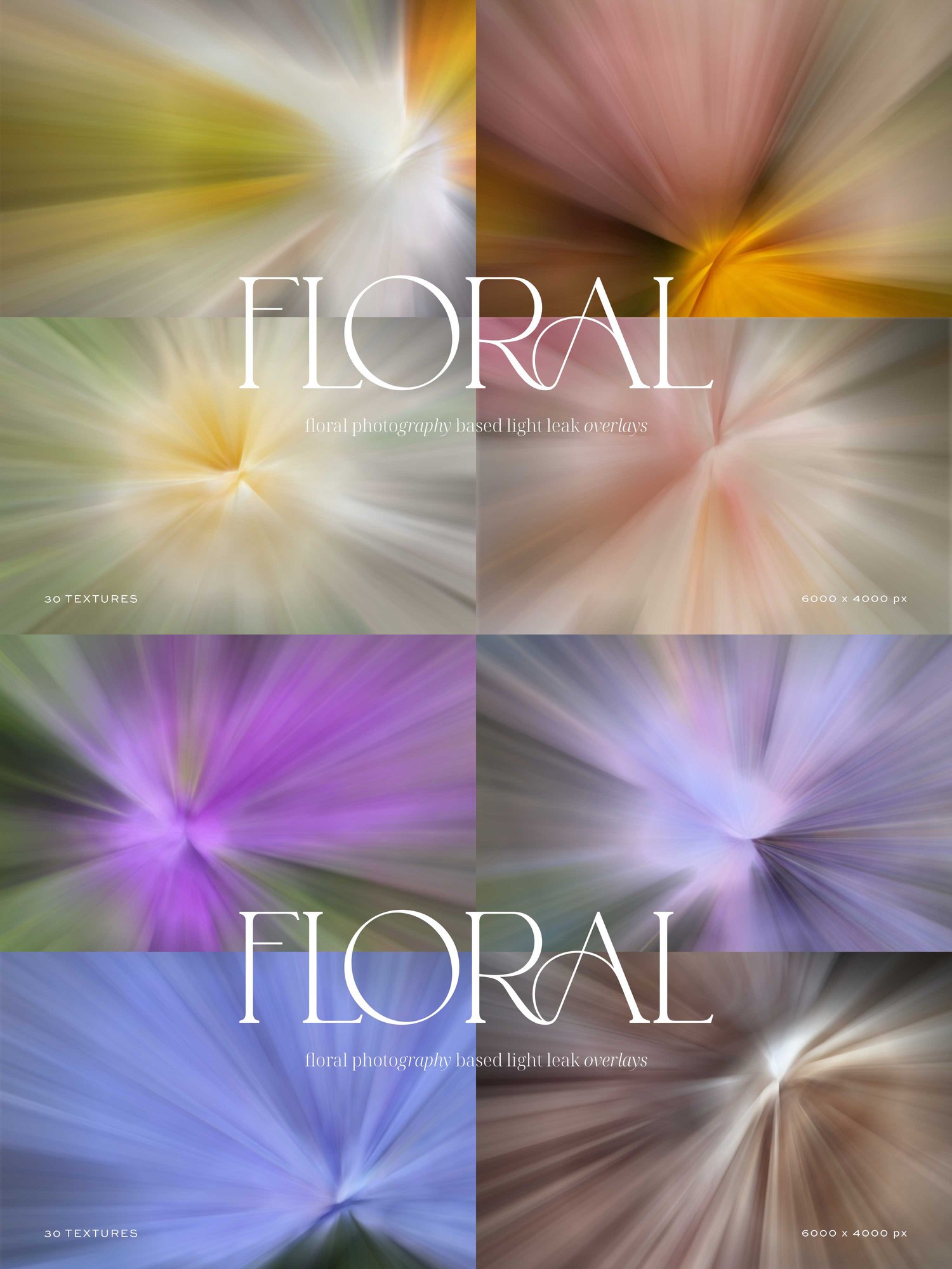 blurred floral light leak images