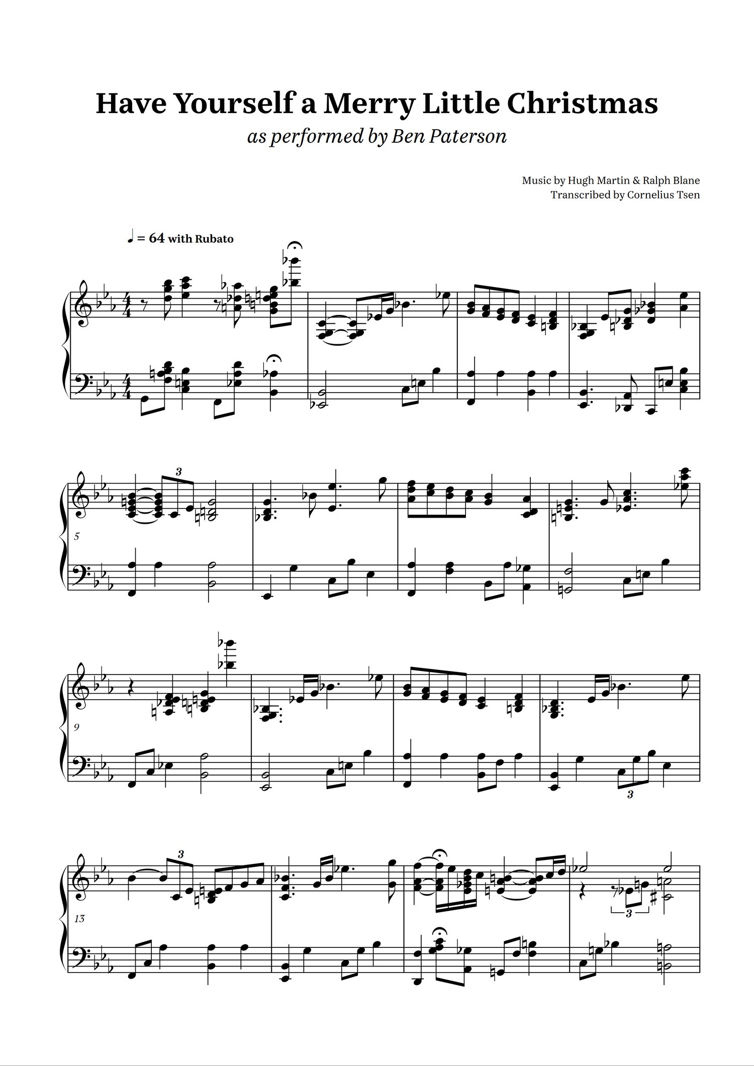 Have Yourself a Merry Little Christmas free pdf