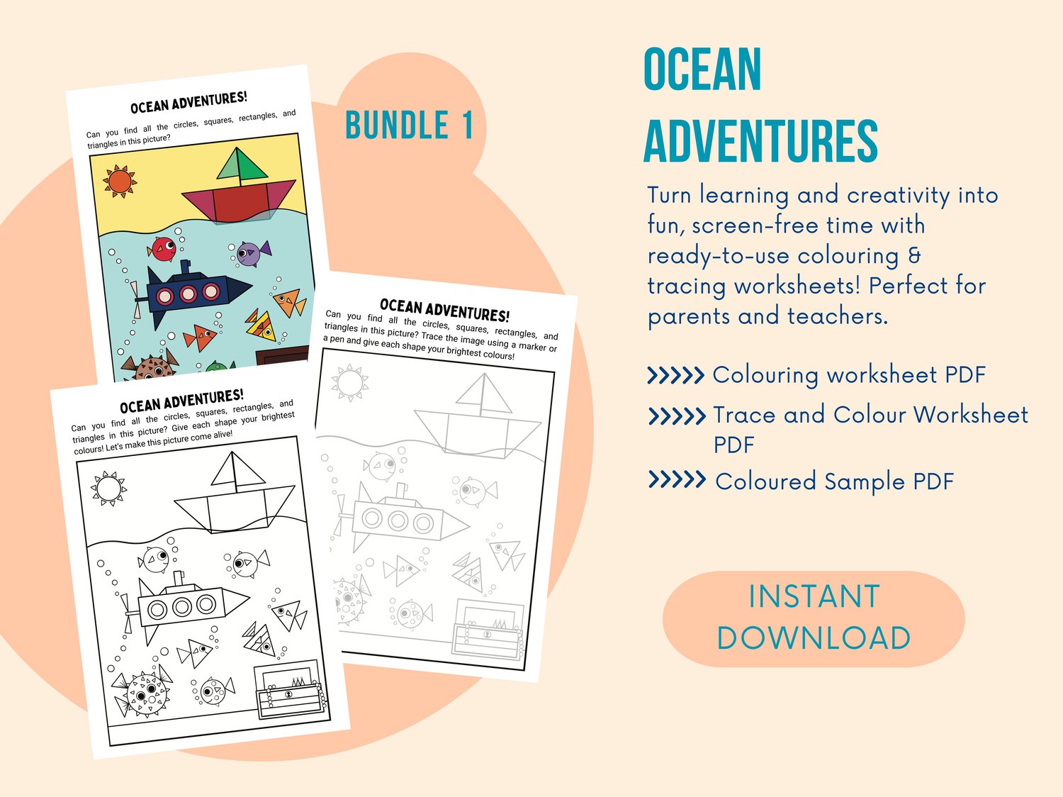 SHAPES - OCEAN ADVENTURES - Payhip