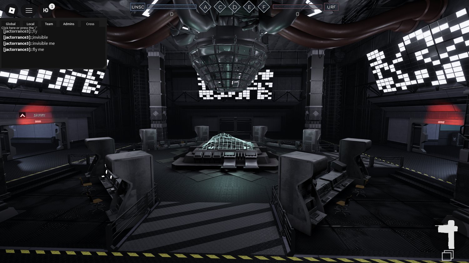 Working UNSC vehicle in outdoor landing zone
