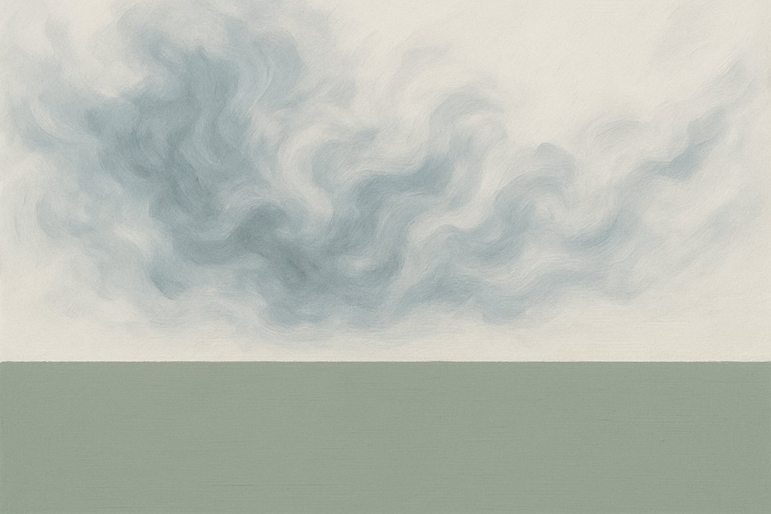 abstract image calming green and grey