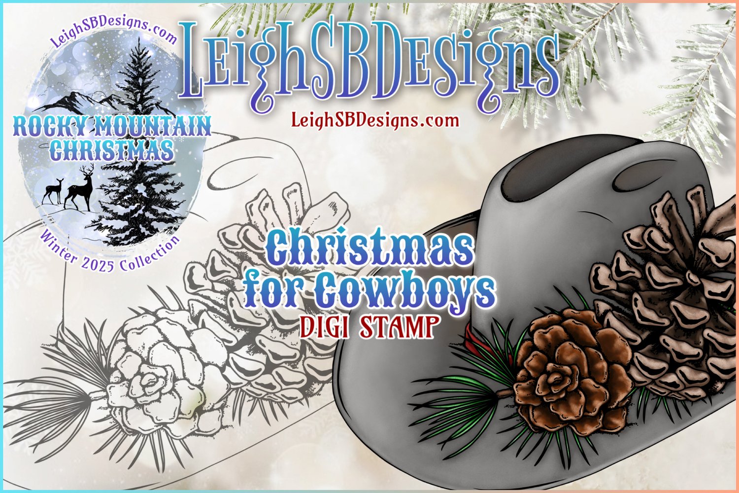 LeighSBDesigns Christmas for Cowboys