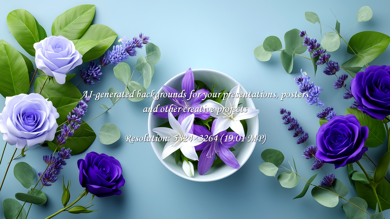 Sophisticated floral design featuring roses, lavender, and lilies in pastel hues. Perfect for spring-themed projects, wedding designs, or adding a touch of elegant beauty to any creative endeavor.