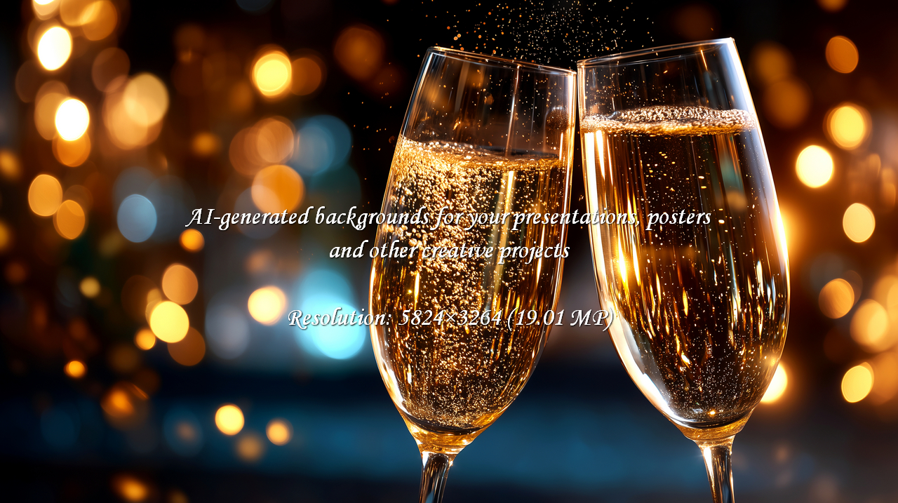 Raise a glass to unforgettable moments! Champagne flutes toast with golden bubbles against dreamy bokeh lights. Perfect for celebrations, anniversaries, or adding a touch of luxury.