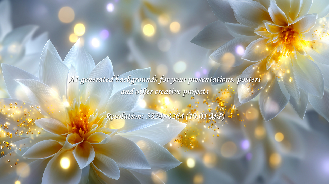 Capture the essence of elegance with this stunning white dahlia with golden accents. Perfect for adding a touch of luxury and sophistication to any design or creative project.