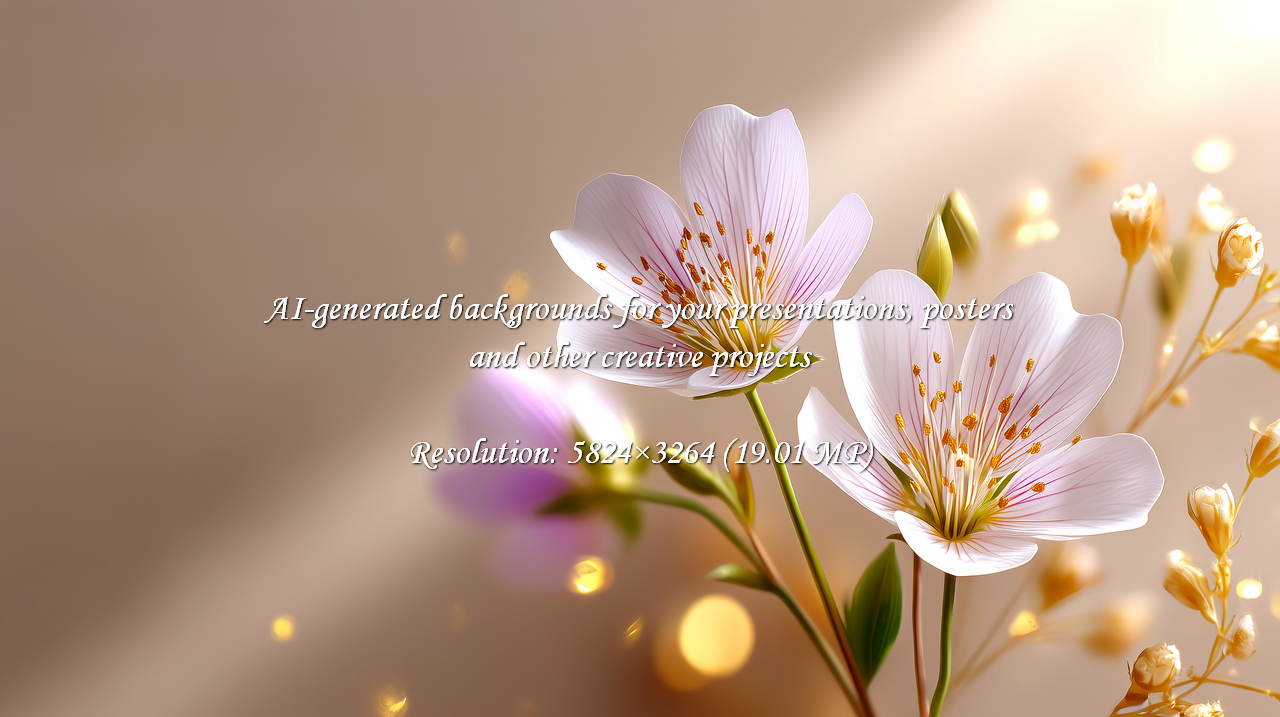 Subtle floral design offers a touch of natural beauty, perfect for spring promotions, wellness brands, or elegant wedding invitations. A soft, calming aesthetic adds a touch of serenity.