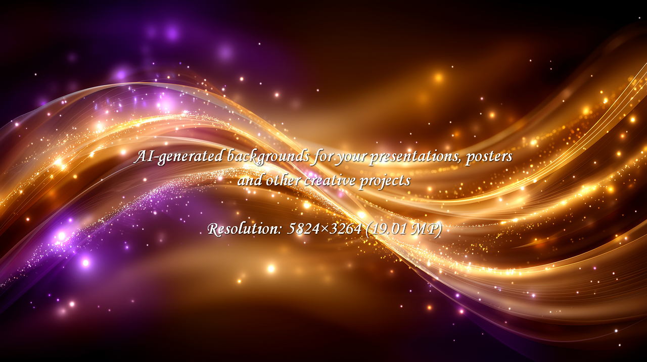 Enchanting golden light and shimmering particles create a magical, luxurious feel. Ideal for festive occasions, elegant designs, and adding a touch of sparkle to any project.