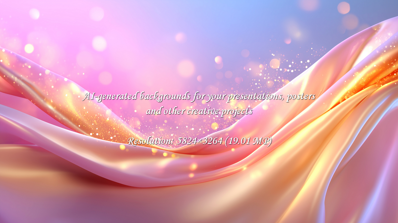 Capture the essence of luxury with this elegant fabric design. Soft pastel pink and gold hues blend with shimmering light, creating a dreamy, romantic, and enchanting backdrop for designs.