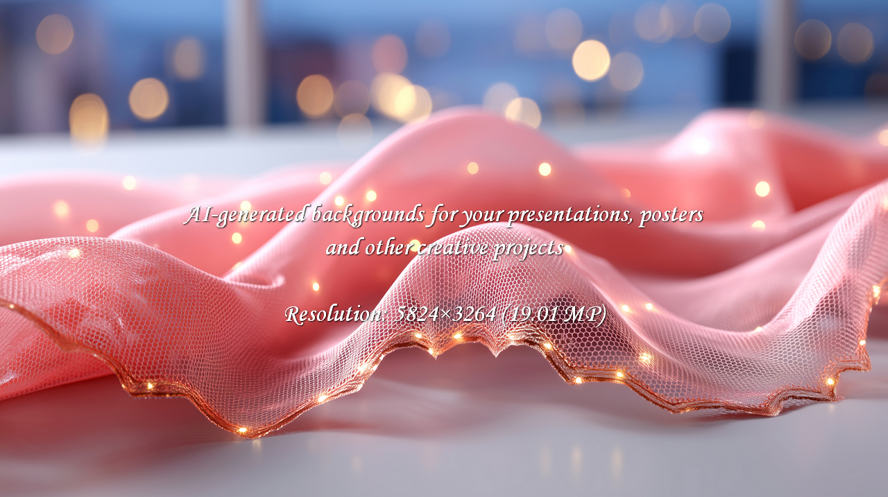 A luxurious pink fabric gently draped and illuminated with subtle, shimmering lights. Evokes a sense of elegance, celebration, and dreamy romance. Perfect for adding a touch of glamour to any project.