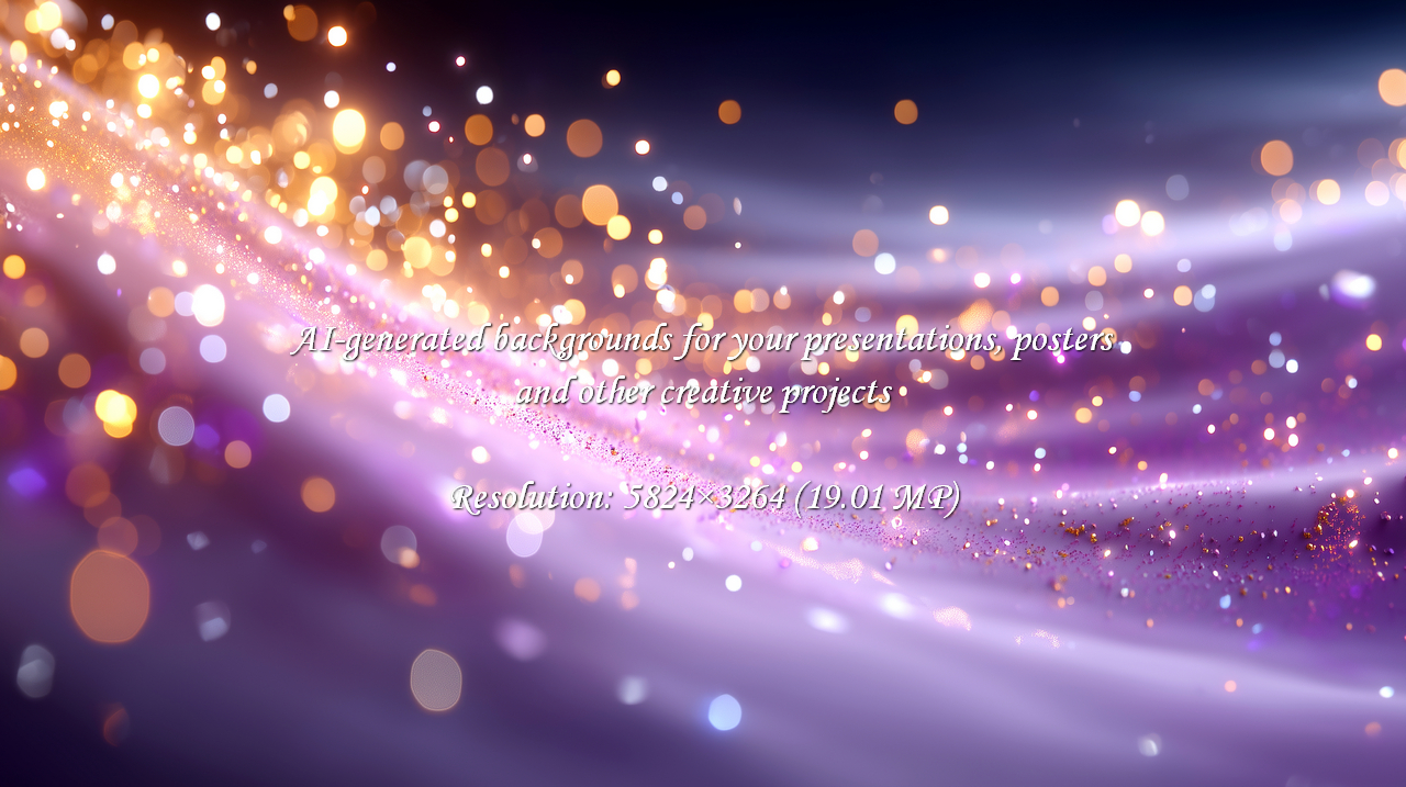 Capture the magic with light trails on purple, accented with gold glitter. Perfect for adding an ethereal, celebratory feel to your designs. Use for holiday promotions or creative projects.