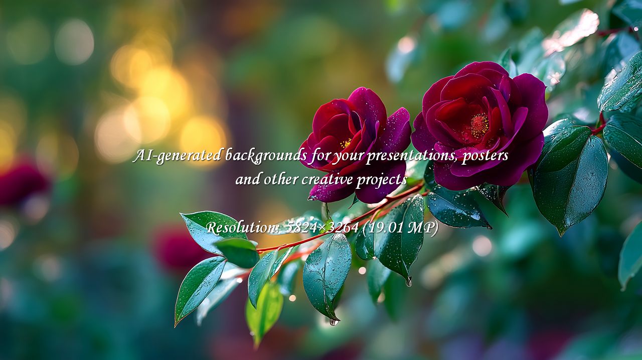 Deep red roses glisten with raindrops, creating a romantic and serene ambiance. Perfect for elegant designs, heartfelt cards, or adding a touch of natural beauty to any project.