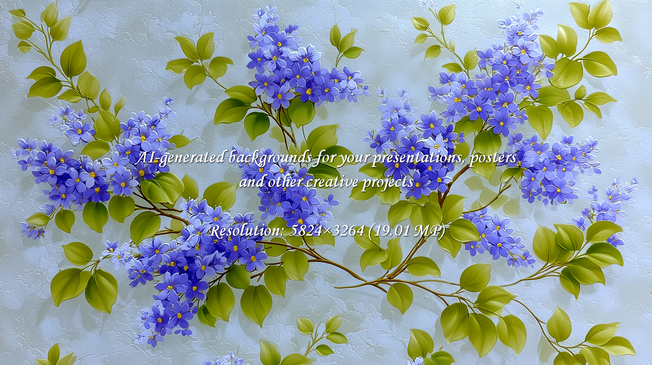 Capture the beauty of spring with this elegant floral design. Cascading lilac blooms bring a touch of serenity and vibrancy, perfect for adding a delicate and artistic touch to any project.