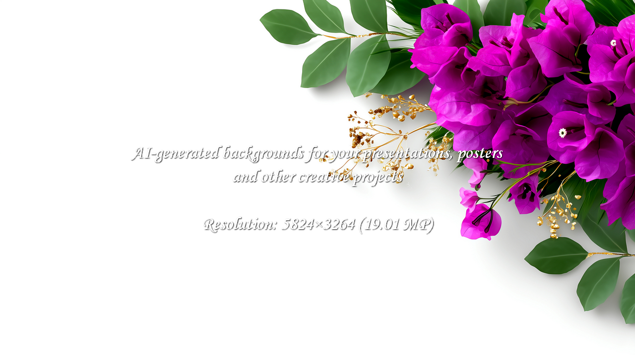 Floral design element features vibrant purple bougainvillea with golden accents. Perfect for spring promotions, wedding invitations, or botanical beauty projects. Add an elegant, natural touch.