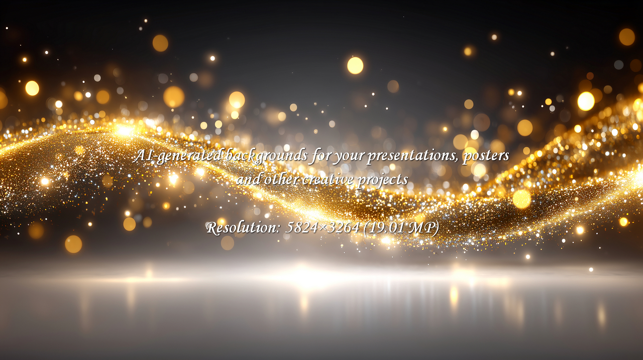 Radiant golden glitter sparkles and shines, creating an elegant, festive background. Perfect for holiday designs, New Year celebrations, or adding a touch of luxury with modern style.