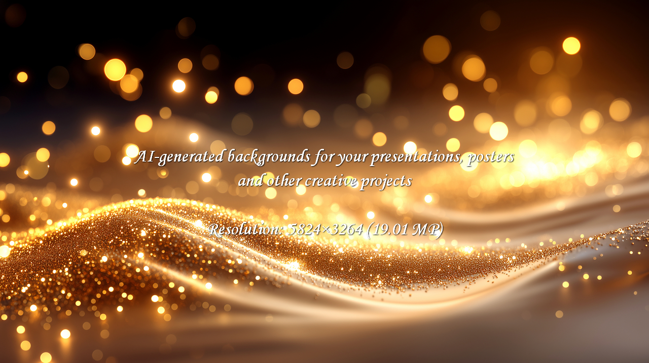 Capture the allure of golden glitter waves, perfect for adding a touch of elegance to any design. Ideal for holidays, branding, or events needing a luxurious, shimmering feel.