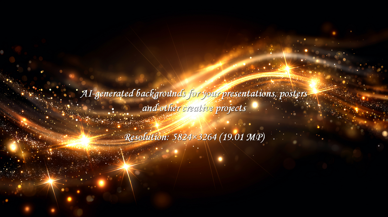 Add a touch of luxury with this radiant gold light trail. Perfect for festive designs, modern backgrounds, and elegant projects. Its dynamic energy brings glamour and sparkle!