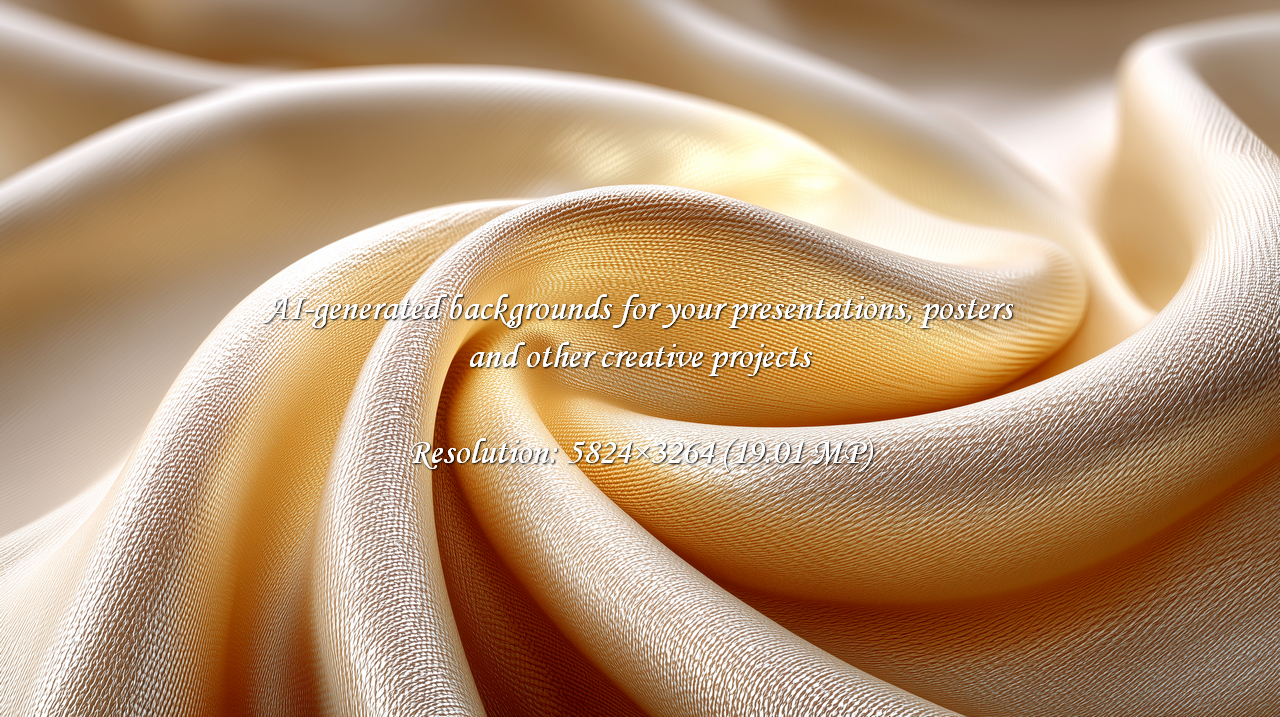 Elevate your projects with the rich, flowing texture of this gold satin. Its smooth, luxurious feel adds a touch of elegance, perfect for fashion, design, or creating a sophisticated backdrop.