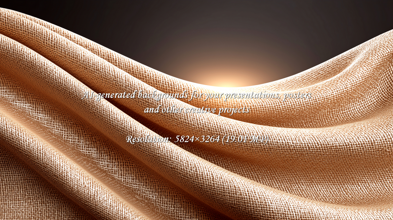 Luxurious golden fabric drapes with a captivating texture and warm glow. Ideal for adding sophistication to backgrounds, product displays, and design projects. A versatile and elegant choice.