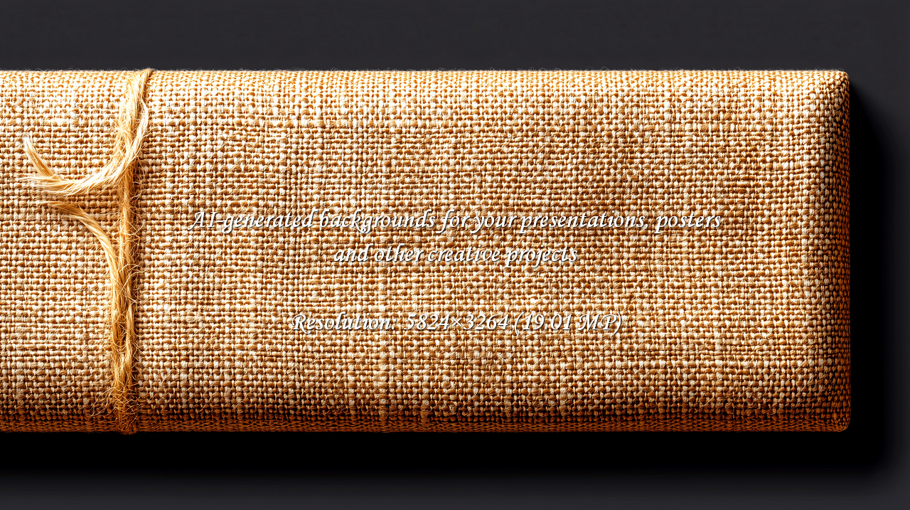 Charming burlap-wrapped gift box tied with twine, evoking a rustic and eco-friendly feel. Ideal for holiday presents or unique packaging design concepts, adding a touch of natural elegance.