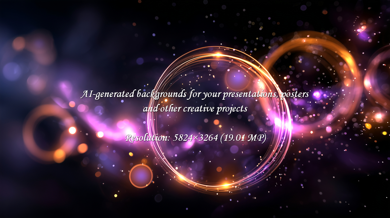 Enchanting cosmic rings create a magical atmosphere, perfect for conveying innovation and futuristic concepts. Use this vibrant, dreamlike scene for projects needing a touch of ethereal beauty.